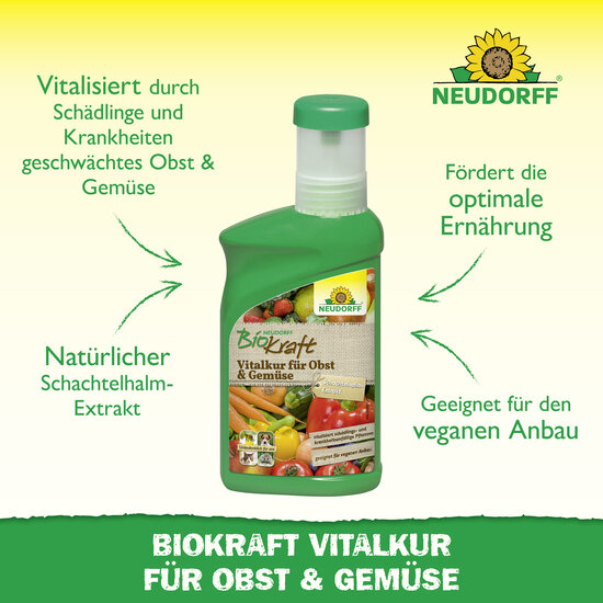 Neudorff BioKraft Vitalkur für Obst & Gemüse Sprechende Bilder Bild 2 Neudorff BioKraft Vitalkur für Obst & Gemüse Sprechende Bilder Bild 2