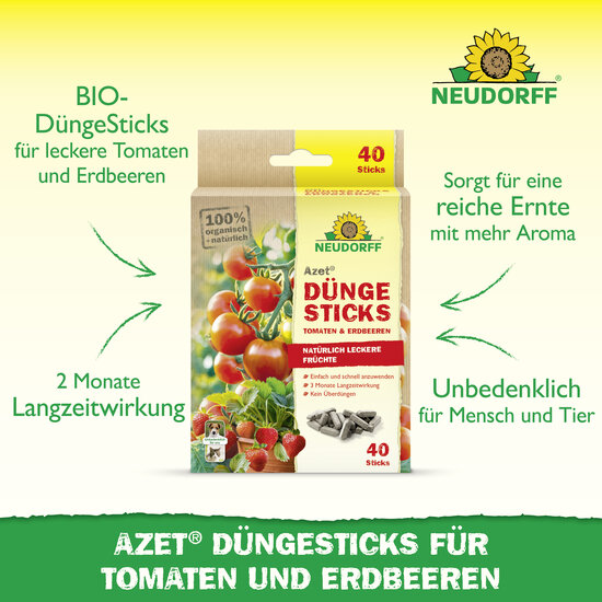 Azet Düngesticks für Tomaten & Erdbeeren Sprechende Bilder Bild 2 Azet Düngesticks für Tomaten & Erdbeeren Sprechende Bilder Bild 2