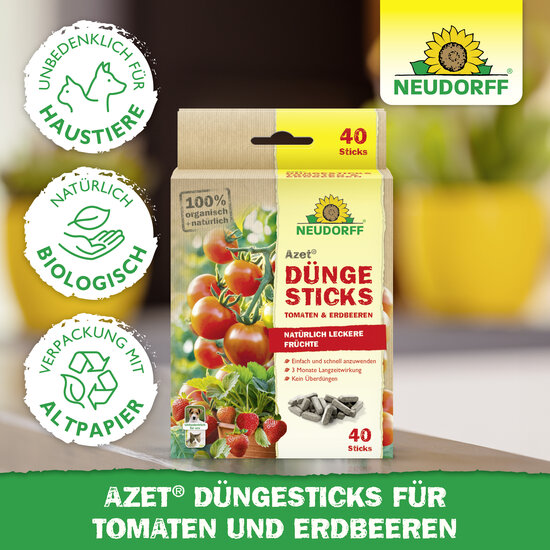Azet Düngesticks für Tomaten & Erdbeeren Sprechende Bilder Bild 5 Azet Düngesticks für Tomaten & Erdbeeren Sprechende Bilder Bild 5