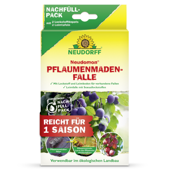Neudomon PflaumenmadenFalle Nachfüllpack Sprechende Bilder Bild 1