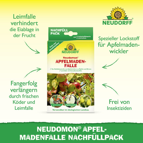 Neudomon ApfelmadenFalle Nachfüllpack Sprechende Bilder Bild 2