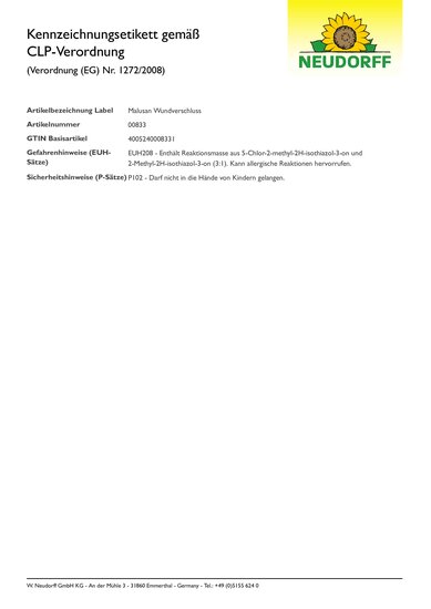 CLP-Kennzeichnungsetikett